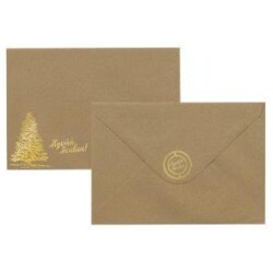 C6 Uusiokirjekuori kuusi kultfolio