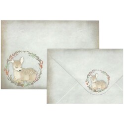 Kirjekuori C6 Kranssi vintage 10kpl