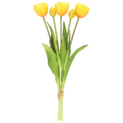 Tulppaani 4Living kimppu kerrottu keltainen 39 cm