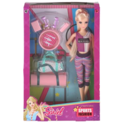 Muotinukke treeni leikkisetti