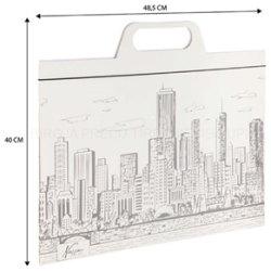 Piirustussalkku + 16 arkkia 120GSM