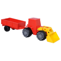 Plasto kauhatraktori + perakarry