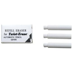 Pyyhekumi Pentel Twist Eraser 3 kpl/tub.