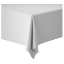 Poytaliinarulla Duni valkoinen