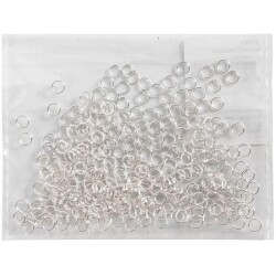 Kierrevalirengas 300 Kpl, Halk. 5 mm, Hopeanvariset