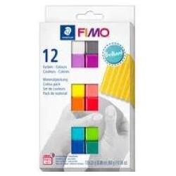 Fimo muovailumassa kirkkaat varit 12kpl