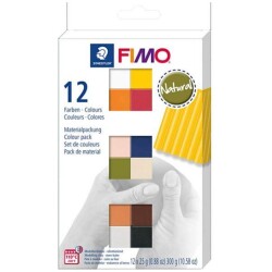 FIMO® Soft- muovailumassa, murretut varit, 12x25g