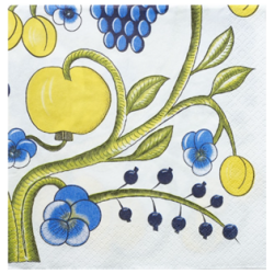 Lautasliina Havi Kuovi sinikeltainen