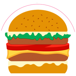 Lautasliina airlaid Burger