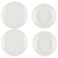 Lautassetti 4 kpl harmaa