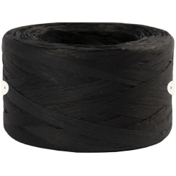 Raffia Paperinaru musta 7-8mmx100m