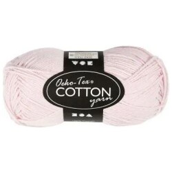 Puuvillalanka, pit. 170 m, dusty rose, 50g