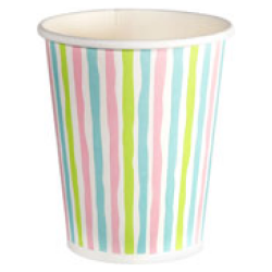 Kartonkipikari Stripes Pastelli 24cl, 10kpl