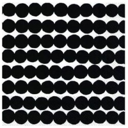 Lautasliina rasymatto musta 33 cm