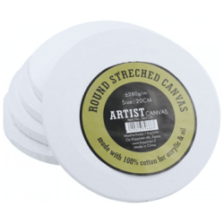 Maalauspohja pyorea 20cm