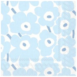 Marimekko Miniunikko vaaleansininen 33x33 cm 20 kpl/pkt