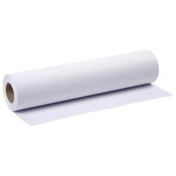 Piirustuspaperirulla 1 Rll, 50 M, Lev: 42 cm, 80 g, Valkoinen