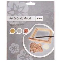 Lehtimetallijaljitelma, 16x16 cm, kupari, 25 ark/