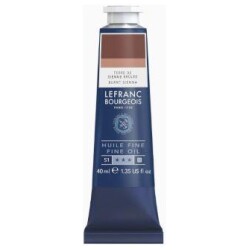 LB Fine Oljyvari 40ml Terre de sienne brulee, Burnt Sienna