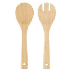 Salaattiottimet bambua 22 cm