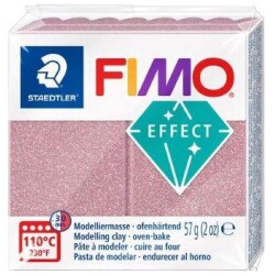 Fimo Effect 57g Glitter Rose gold
