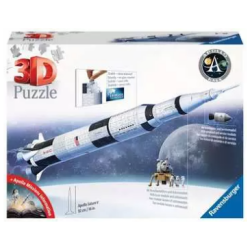 3D Apollo Saturn V raketti 440palaa