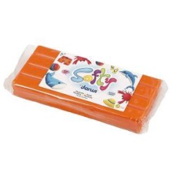 Softy Modelling Clay 1 Pack, 500 G, Orange