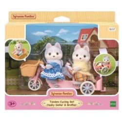 Sylvanian Families Huskyt tandem-ajelullla 5637