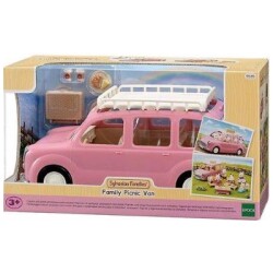 Sylvanian Families Perheauto vaaleanpunainen 5535
