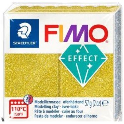 Fimo Effect 57g Glitter gold
