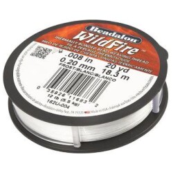 Koruvaijeri valkoinen 0,20mm 18,3m Erittain vahvaa ja kestavaa koruvaijeria voi kayttaa monien itse tehtyjen korujen