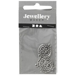 Riipus 1 Pkk, 5 Kpl, Halk. 14 mm, 1,2 mm, Hopeanvariset