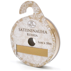 Satiininauha ruskea 1cmx10m