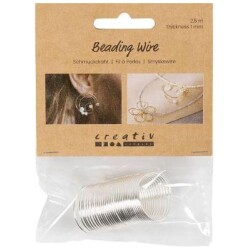 Koruvaijeri 1 Pkk, 2.50 M, 1 mm, Hopeanvariset