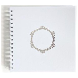 Scrapbook20,5x20,5cm 40sivua Valkoinen