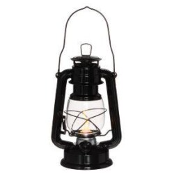 Myrskylyhty LED musta 24,5 cm