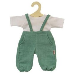 Heless vihreat henkselihousut ja valk.paita 35-45 cm