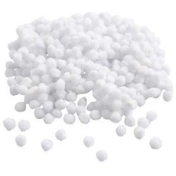 Pompomit 1 Pkk, 550 Kpl, Halk. 5 mm, Valkoinen