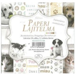 Paperilajitelma 6 x 6 Lemmikit glitter