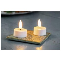 Roosa Nauha led minikynttila 4 kpl