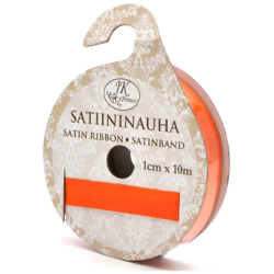 Satiininauha oranssi 1cmx10m