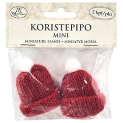 Koristepipot mini punainen 2kpl