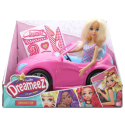 Dreameez Pinkki avoauto ja muotinukke