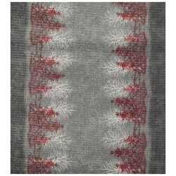 Kaitaliina huurteinen metsa Leveys 40 cm Myynti metreittain. Tuote vain myymalasta. Polyesteri, vinyyli.Puhdistus kostealla