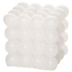 Polar kuplakynttila kuutio valkoinen 8 cm