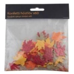 Syksyn lehti glitter konfetti