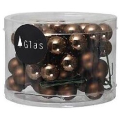 Koristepallot ruskea halk. 2 cm