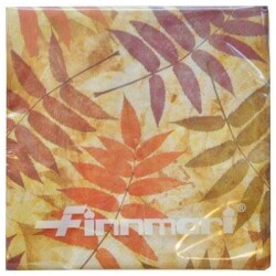 Lautasliina syksyn lehdet 20 kpl/pkt 25 x 25 cm