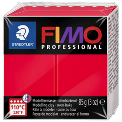 FIMO Professional Clay 1 Pkk, 85 G, Punainen