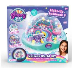 SO SENSORY Light-Up Unicorn World Dome askartelu leikkisetti